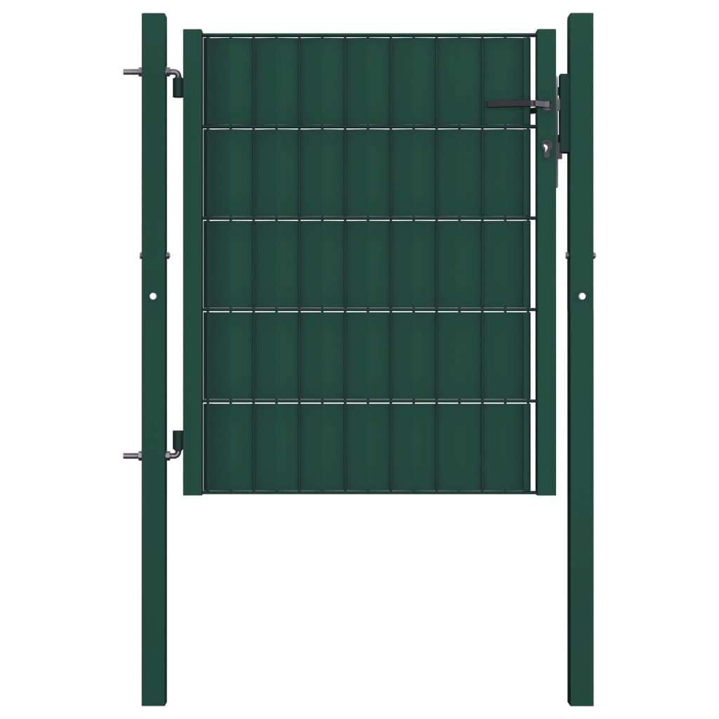 Vidaxxl låge 100x81 cm PVC og stålgrøn