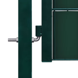 Vidaxxl låge 100x81 cm PVC og stålgrøn