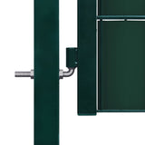 VidaXL Port 100x164 cm PVC og stålgrøn