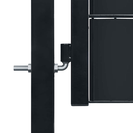 Vidaxx hegnslåg PVC og stål 100x100 cm antracit