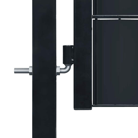 Vidaxx hegnslåg PVC og stål 100x124 cm antracit