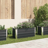 Vidaxl planter Insented 100x40x45 cm galvaniseret stål antracit