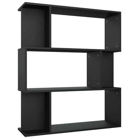 Vidaxl boekenkast kamerscherm 80x24x96 cm bewerkt hout zwart