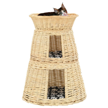 VIDAXX 3-delt katkurv sæt med puder 47x34x60cm Natural Willow