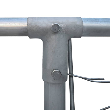 Vidaxxl udendørs hundegård 2x2x1 m galvaniseret stål