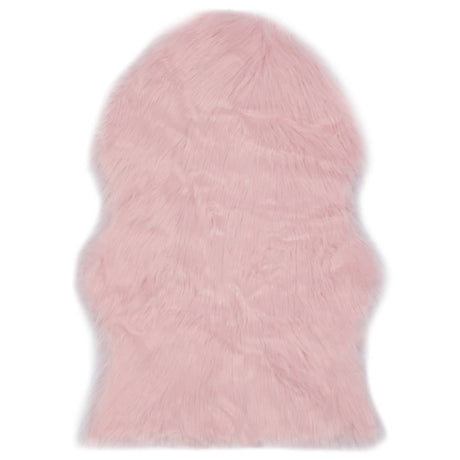 Vidaxx tæppe 60x90 cm kunstigt fåreskind pink