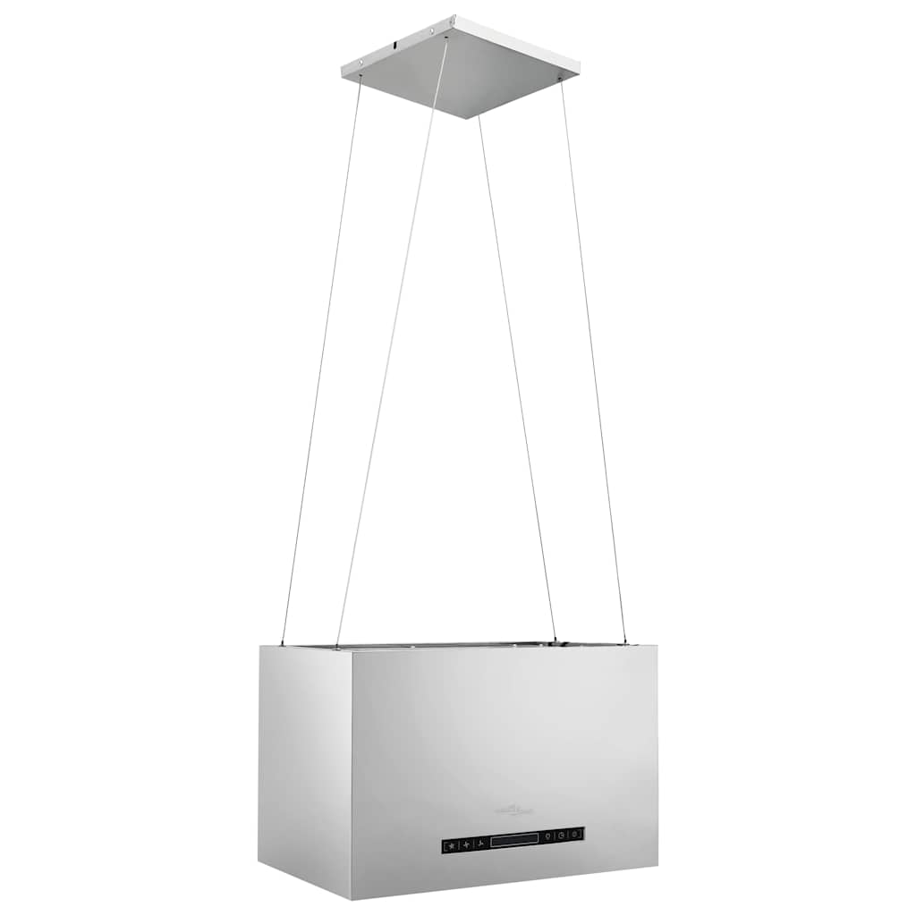Vidaxl hængende emhætte med touchsensor LCD 55 cm rustfrit stål