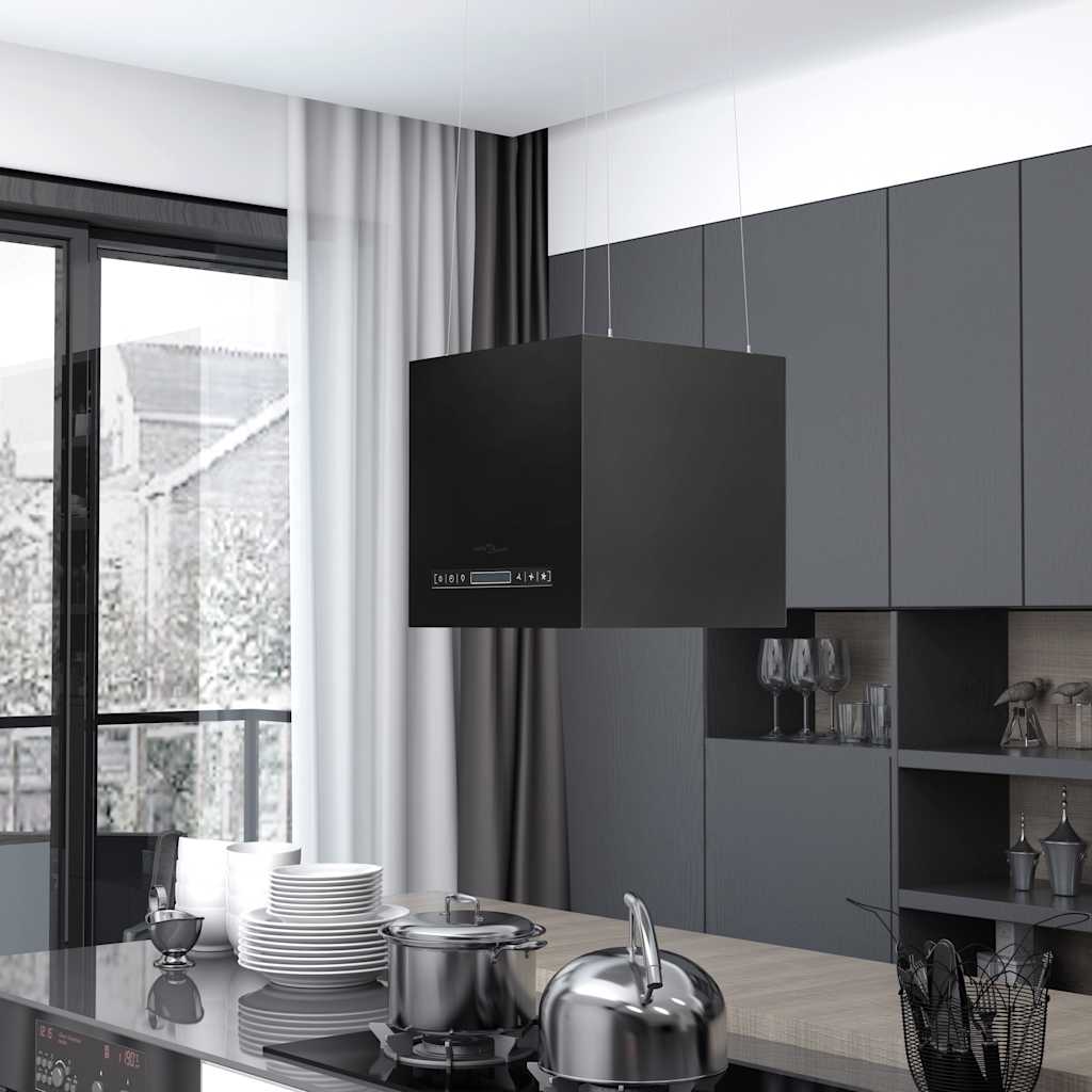 Vidaxl Extractor Hood hængende med berøringssensor LCD 37 cm stål