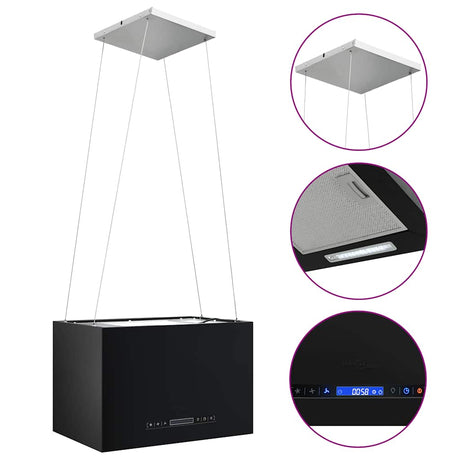 Vidaxl Extractor Hood hængende med berøringssensor LCD 55 cm stål
