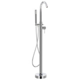 Vidaxl badekar kran løsrevet 118,5 cm rustfrit stål