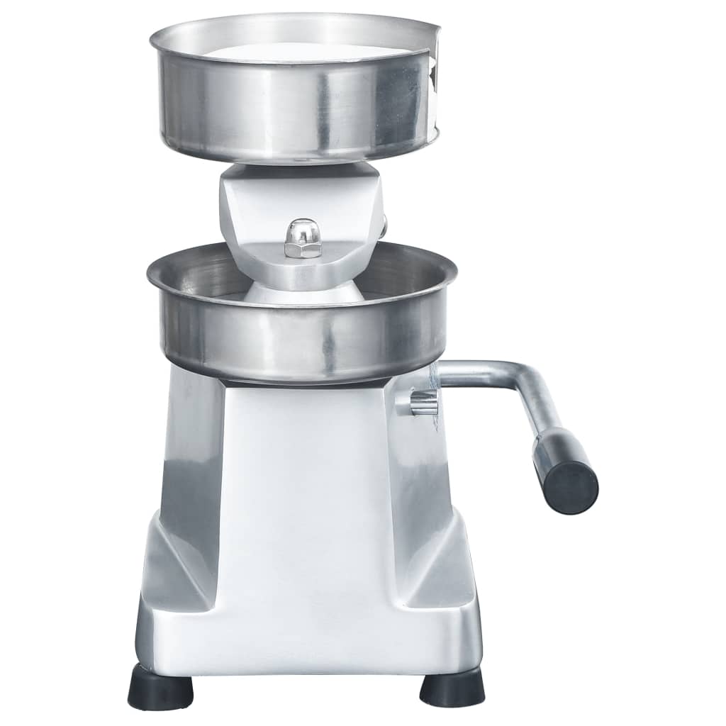 Vidaxxl hamburgerpressemaskine med 500 deleplader 13 cm aluminium