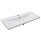 Vidaxl bygget -i vask Tabel 91x39.5x18,5 cm keramisk hvid