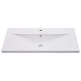Vidaxl bygget -i vask Tabel 91x39.5x18,5 cm keramisk hvid