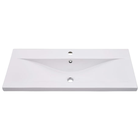 Vidaxl bygget -i vask Tabel 91x39.5x18,5 cm keramisk hvid
