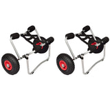 VidaXL kajakvogne 2 stk aluminium