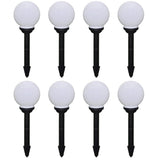 Vidaxl Garden Pad Lamps 8 STS med jordstift LED 15 cm