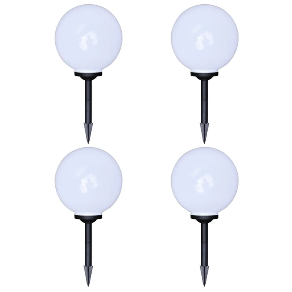 VidaXL havestilamper 4 stk med jordspyd LED 30 cm