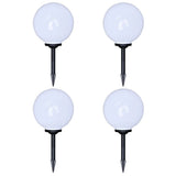 VidaXL havestilamper 4 stk med jordspyd LED 30 cm