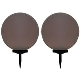 Vidaxl Solar Lamps 2 st førte omkring 50 cm RGB