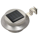 VidaXL solcellelamper 12 stk LED runde 12 cm hvide