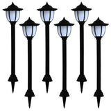 VidaXL solcellelamper 6 stk LED sort