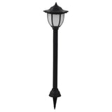 VidaXL solcellelamper 6 stk LED sort