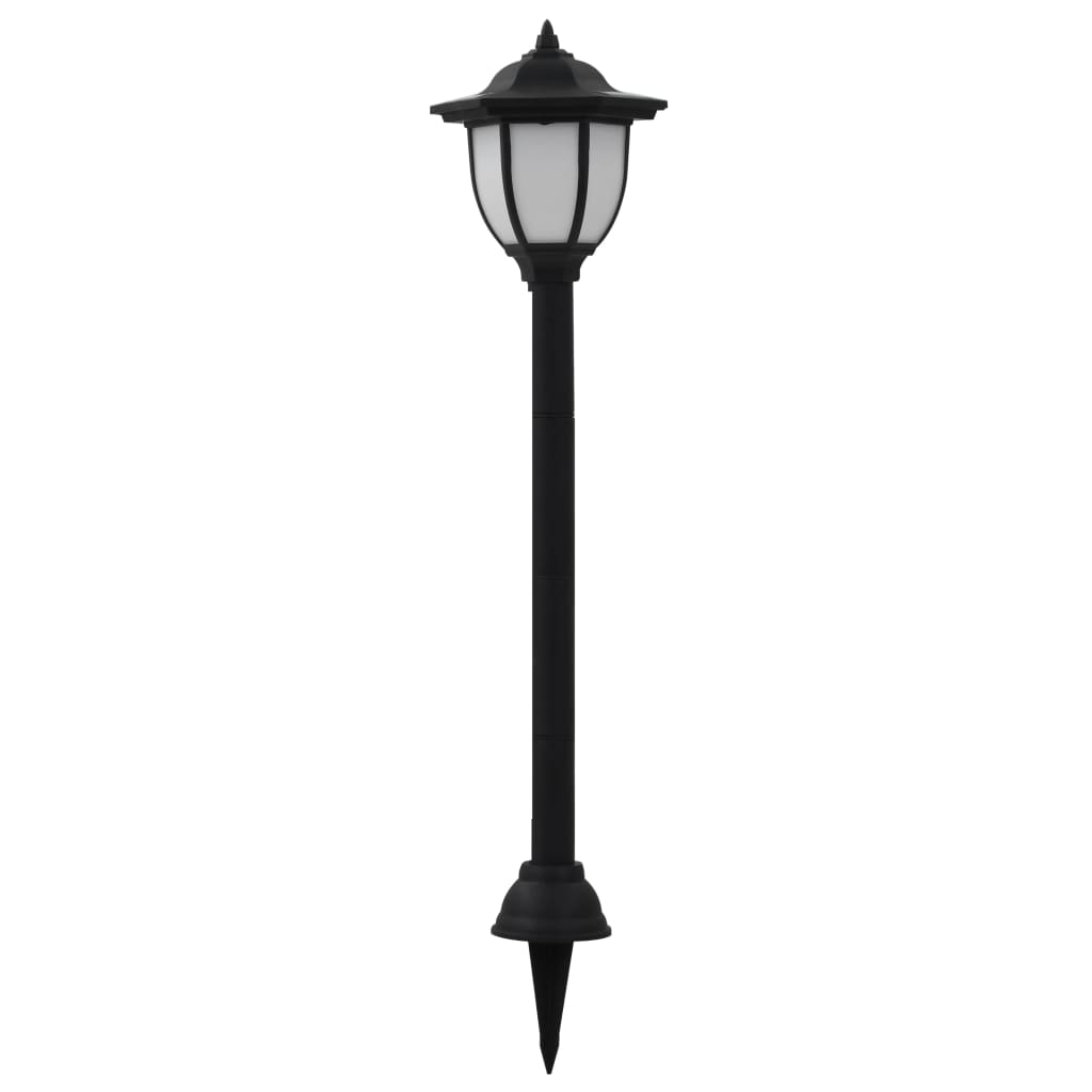 VidaXL solcellelamper 6 stk LED sort