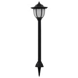 VidaXL solcellelamper 6 stk LED sort