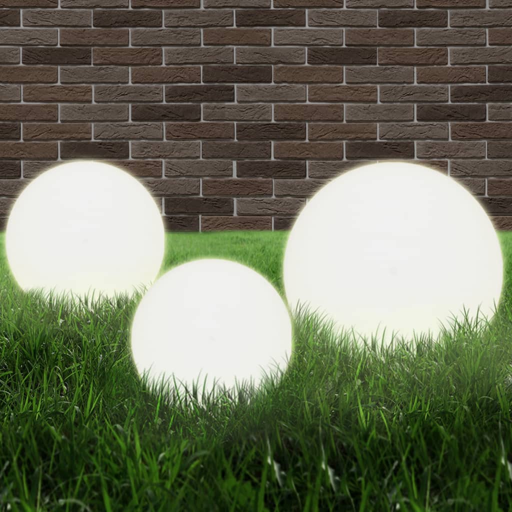 Vidaxx 6-delt LED pære lampe sæt rundt 20 30 40 cm PMMA