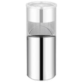 Vidaxl Ashtray Trash Hotel 30 L Rustfrit stål