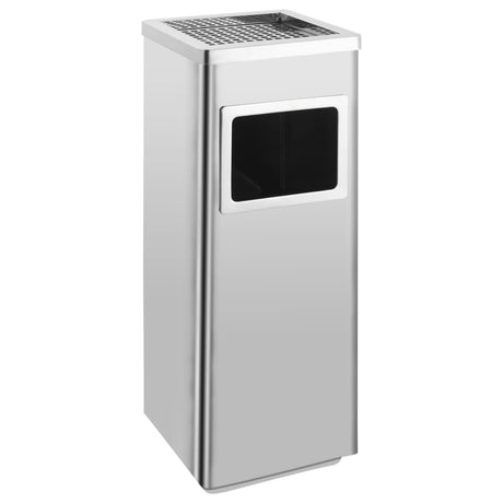 Vidaxl Ashtray Trash Hotel 36 L Rustfrit stål