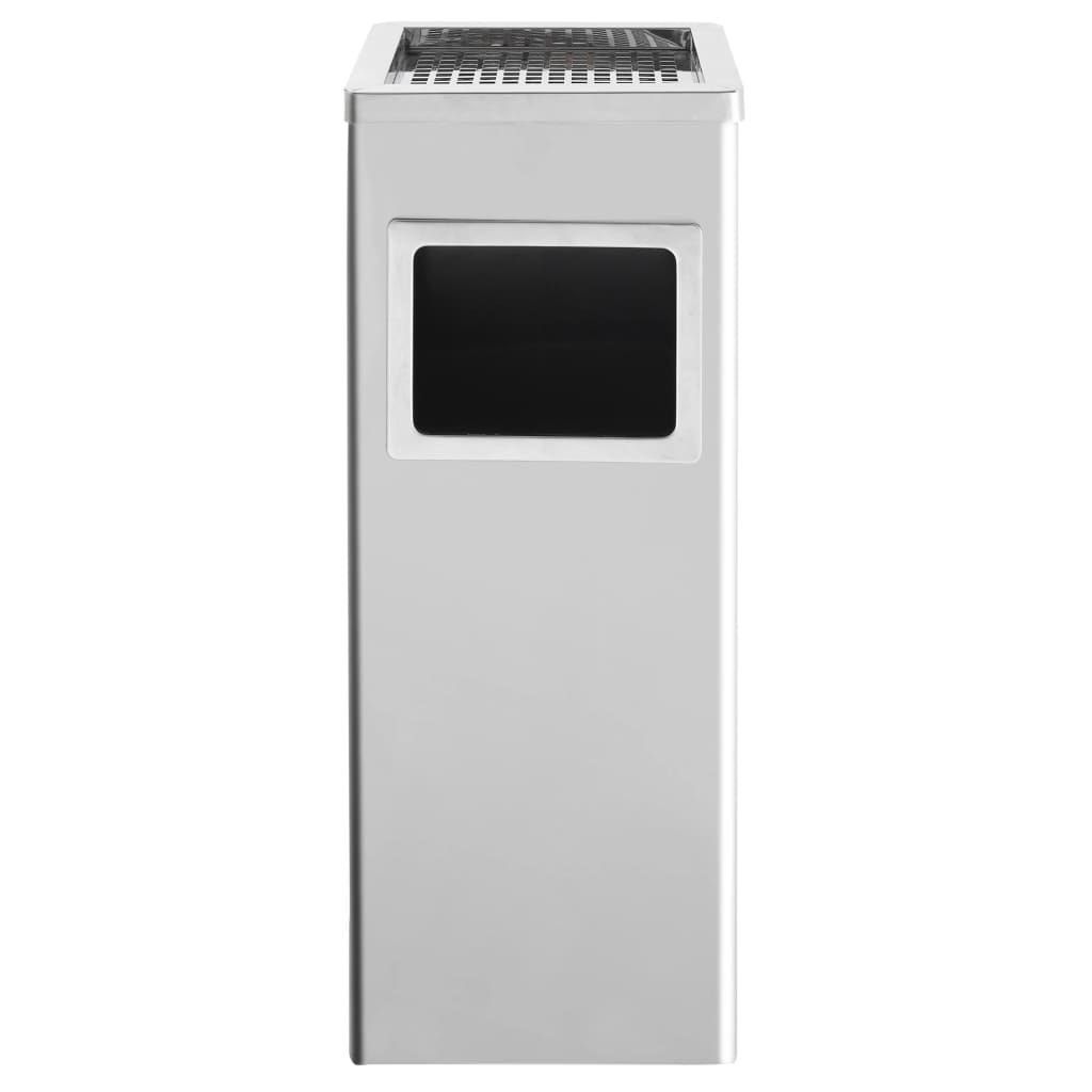 Vidaxl Ashtray Trash Hotel 36 L Rustfrit stål