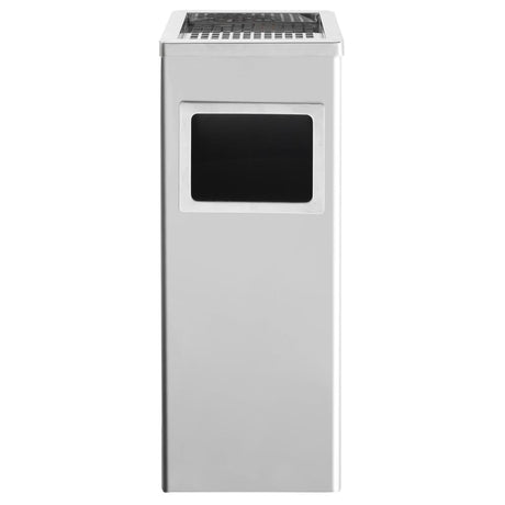 Vidaxl Ashtray Trash Hotel 36 L Rustfrit stål