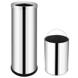 Vidaxl Waste Bin Hotel 32 L Rustfrit stål