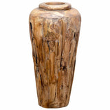 VidaXL Dekorativ vase 40x80 cm massiv teaktræ