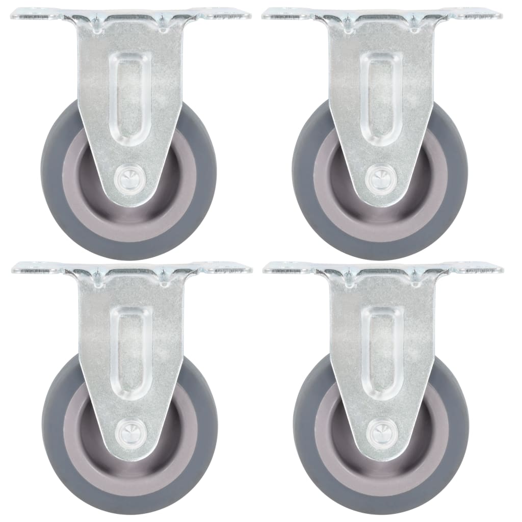 Vidaxl 32 pcs hjul fast 50 mm