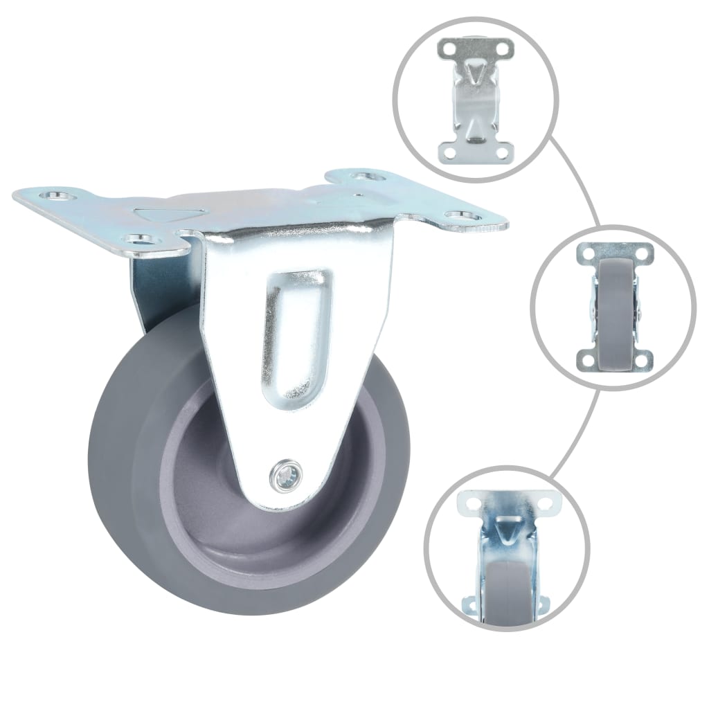 Vidaxl 8 PCS Wheels Fast 75 mm