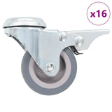 Vidaxl 16 pcs drejelige koder med bolthuller 50 mm