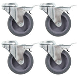 Vidaxl 32 pcs drejelige koder med bolthuller 75 mm