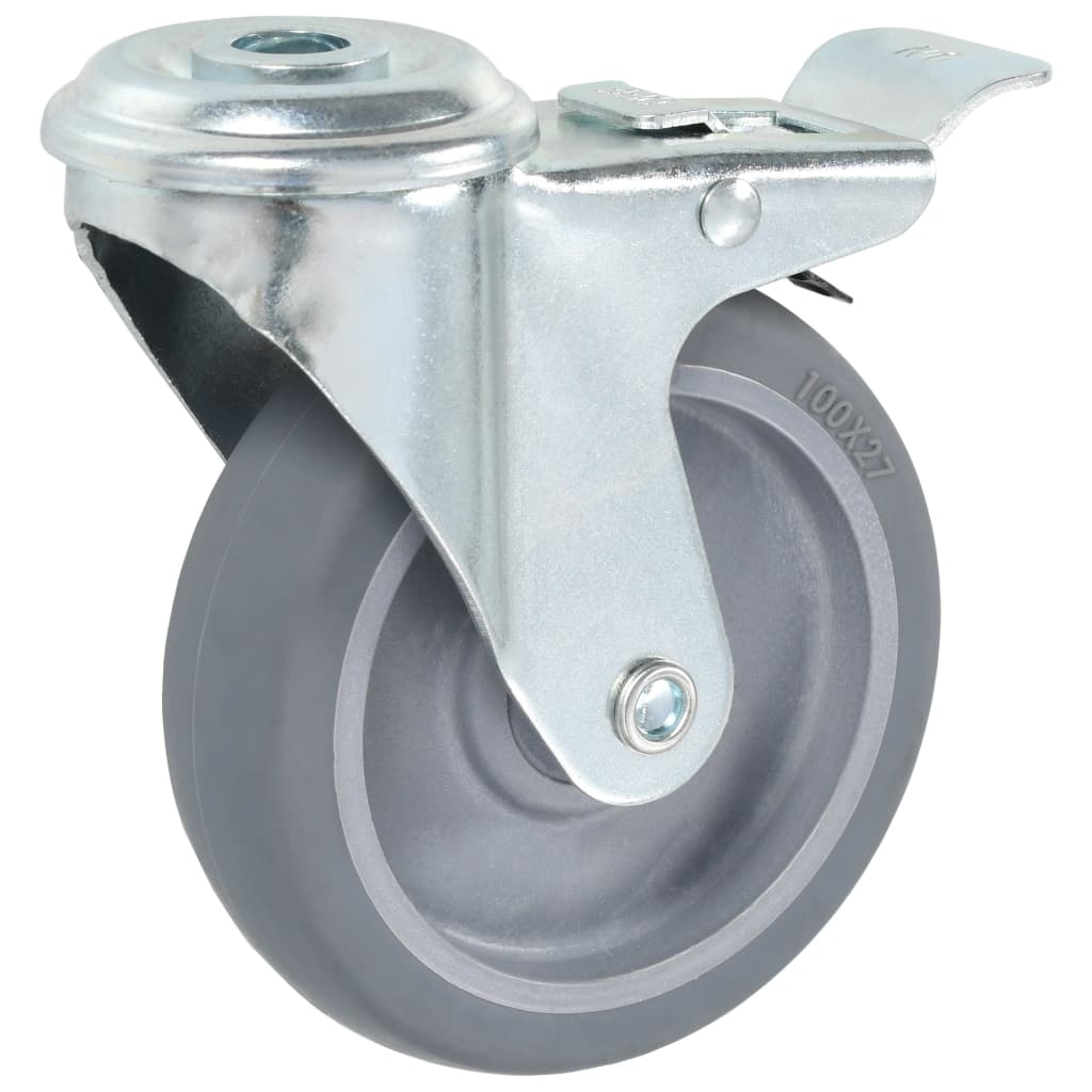 Vidaxl 16 pcs drejelige koder med bolthuller 100 mm