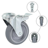 Vidaxl 24 pcs drejelige koder med bolthuller 100 mm