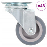 Vidaxxl 48 stk drejelige hjul 50 mm