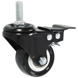 Vidaxl drejelige kastorer 16 stk med bremser 50 mm