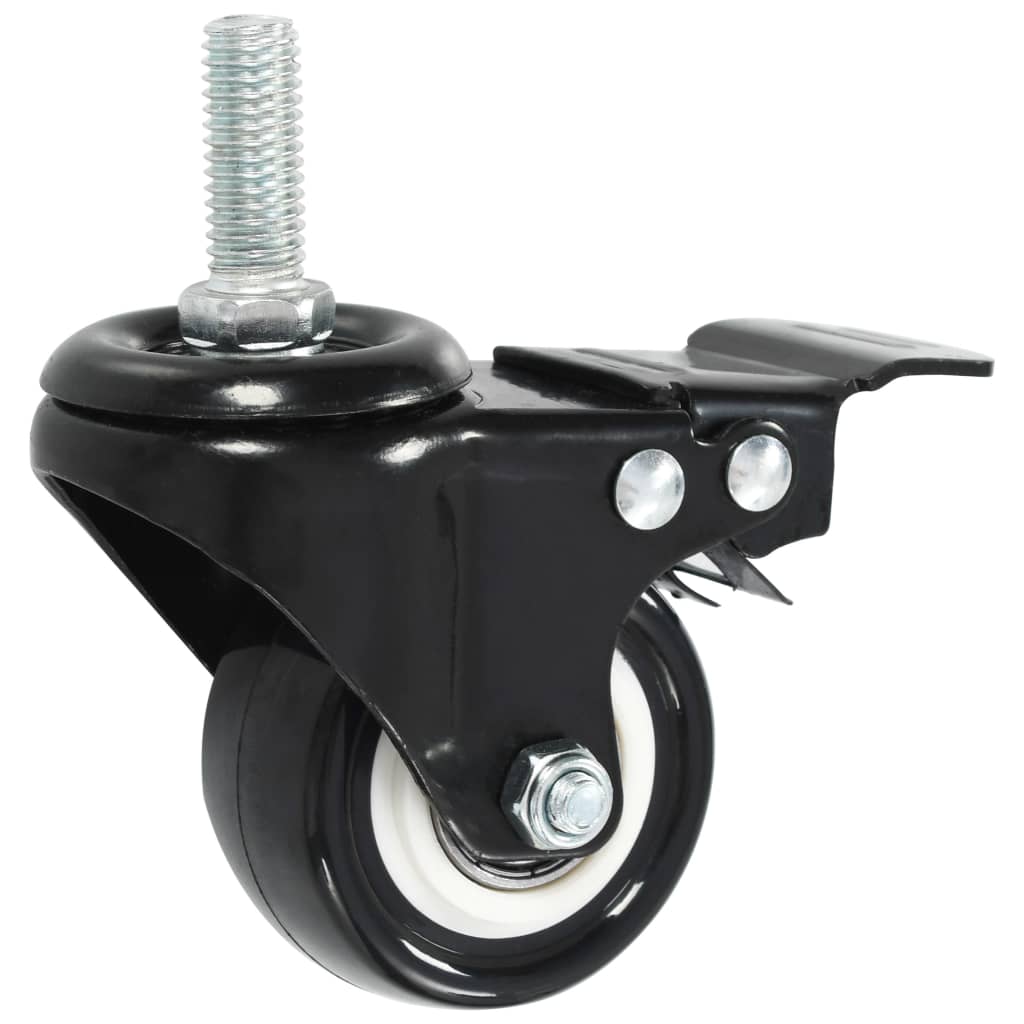 Vidaxl drejelige koder 32 stk med bremser 50 mm