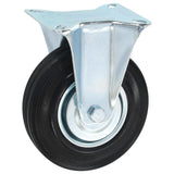 Vidaxl 16 pcs hjul fikseret 125 mm