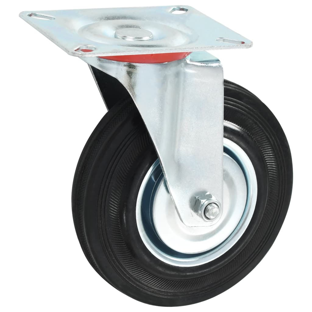 Vidaxl 24 pcs drejelige hjul 125 mm