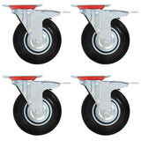 Vidaxl 16 pcs drejelige hjul 125 mm
