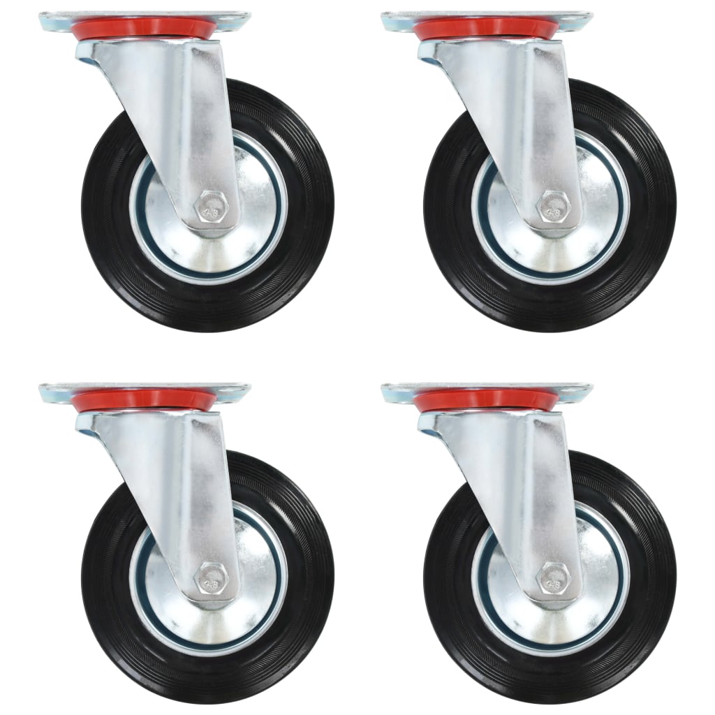 Vidaxl 32 pcs drejelige hjul 160 mm