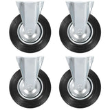 Vidaxl 16 St Wheels Fast 200 mm