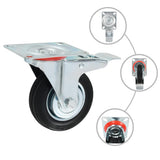 Vidaxxl 8 stk drejelige hjul 100 mm